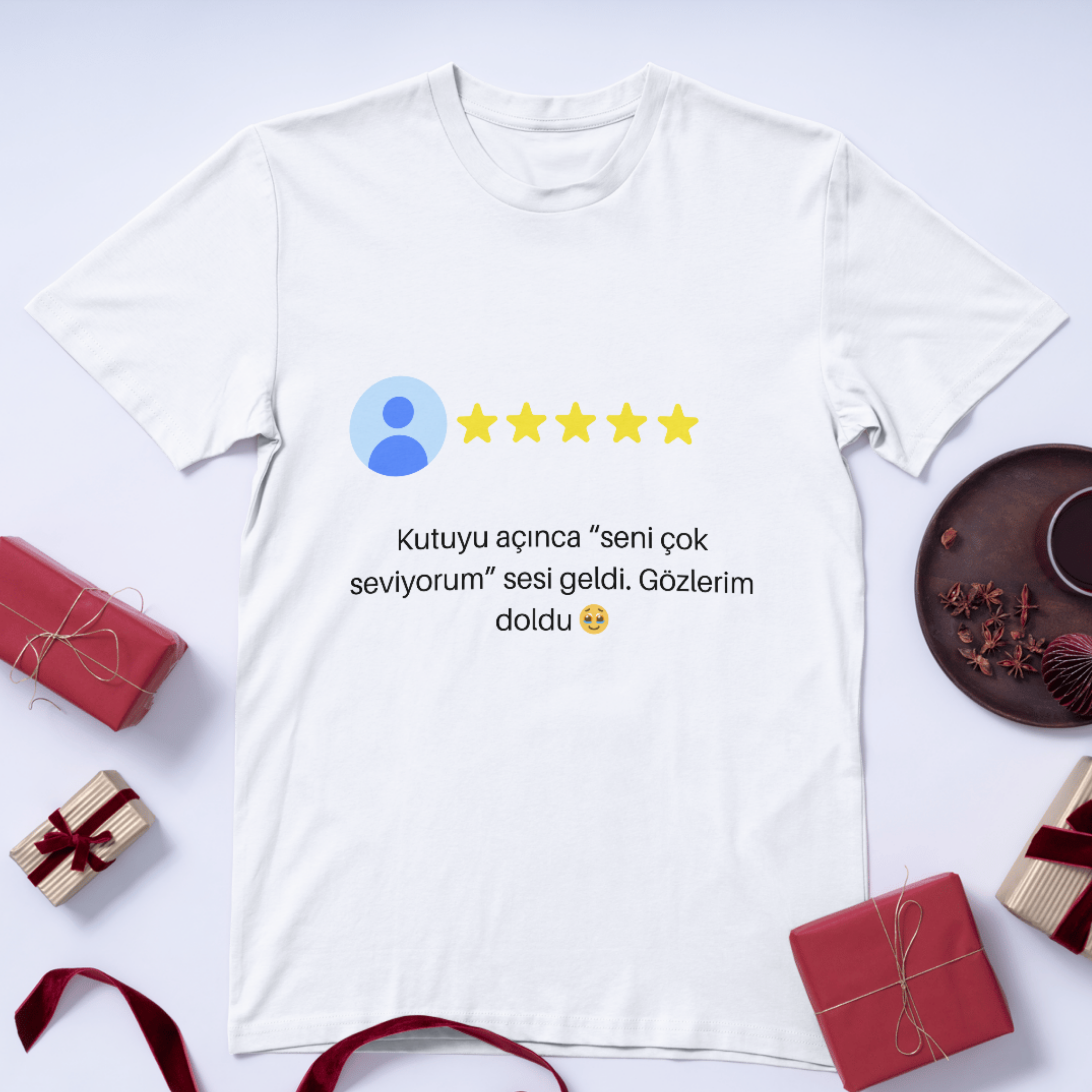 Kadın Sevgiliye Eşe Esprili Yorumlu Eğlenceli Hediyelik Beyaz Tişört