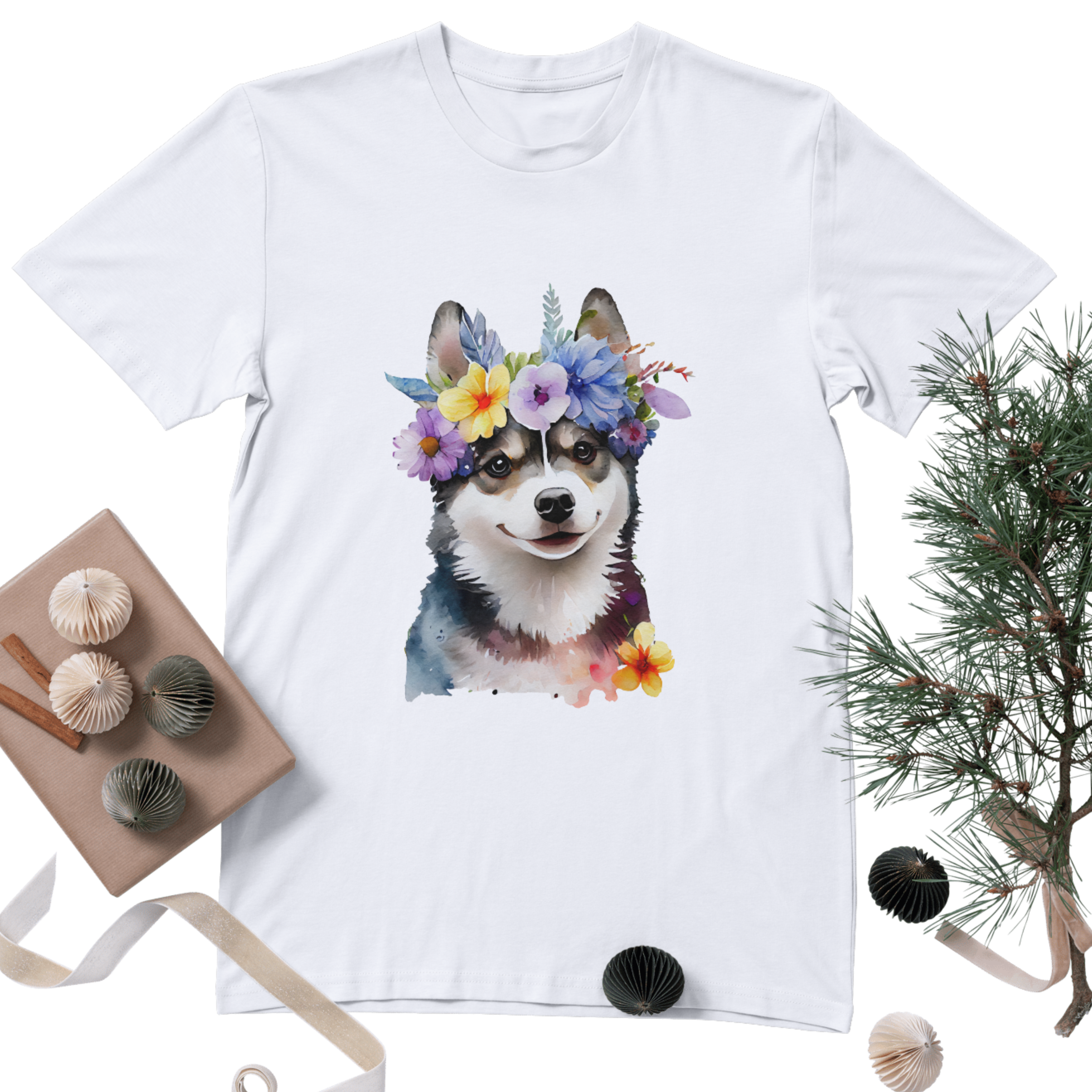 Kişiselleştirilebilir Kişiye Özel Baskılı Beyaz Tişört