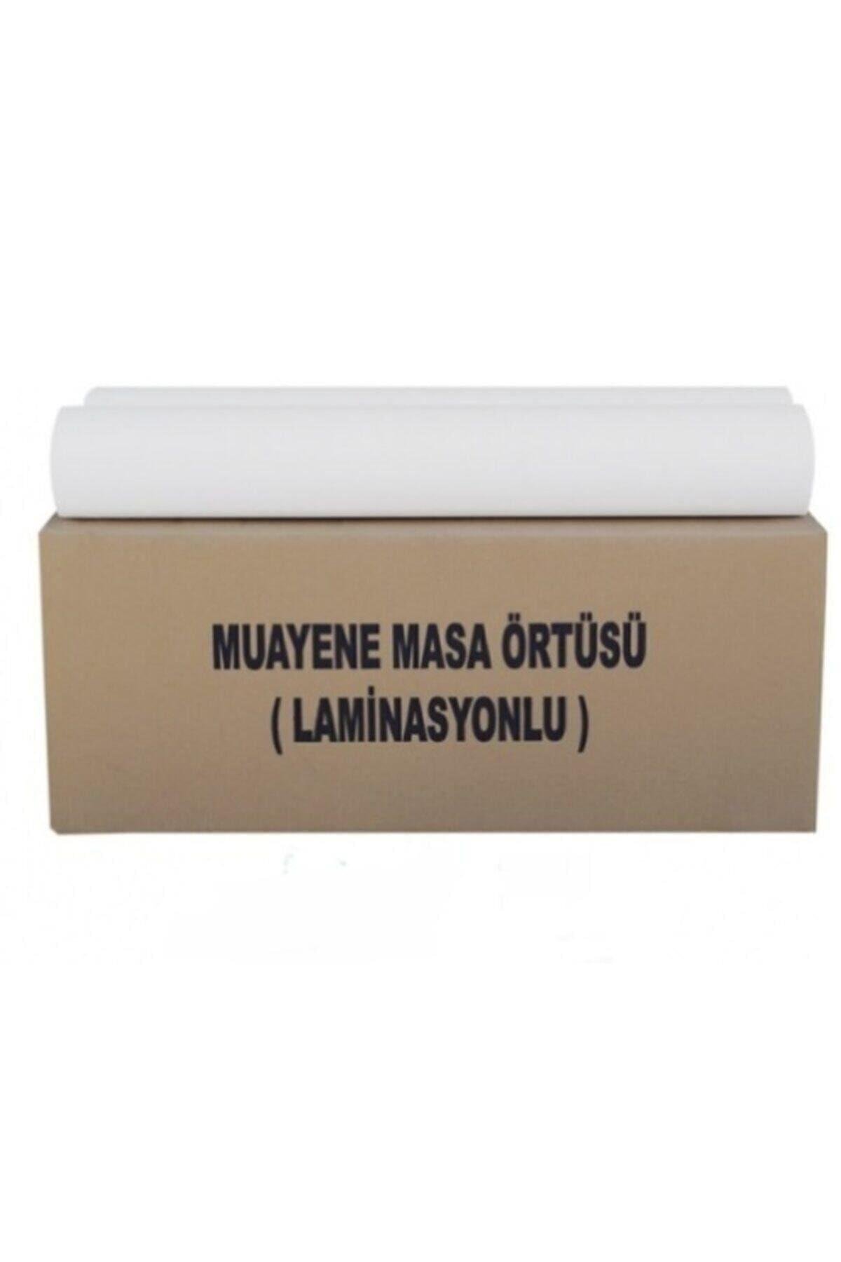 1.sınıf Lamineli Muayene Masa,sedye Örtüsü 50cm 50 Mt 12 Rulo