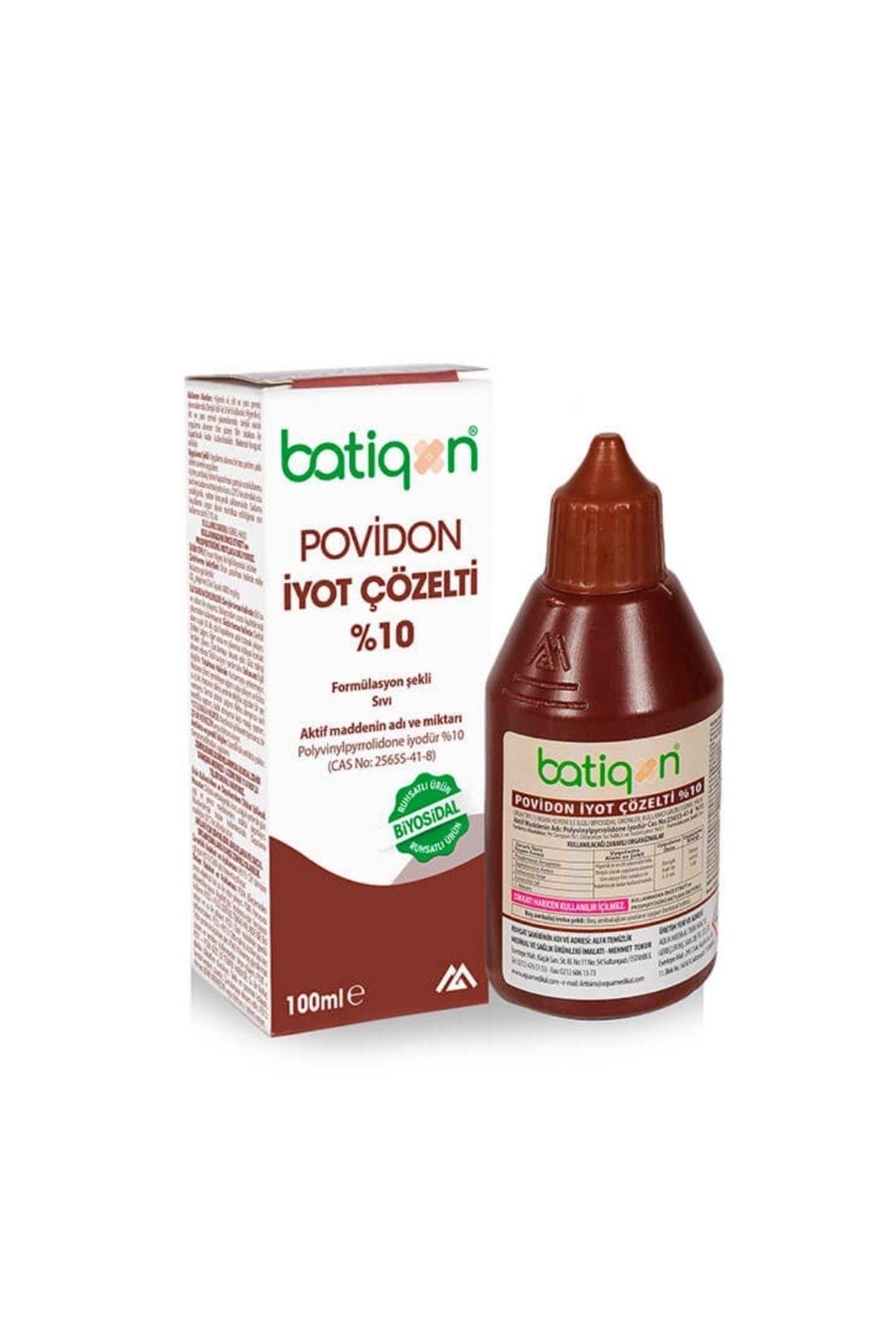 batıconal povidon iyot 100 ml 1 adet
