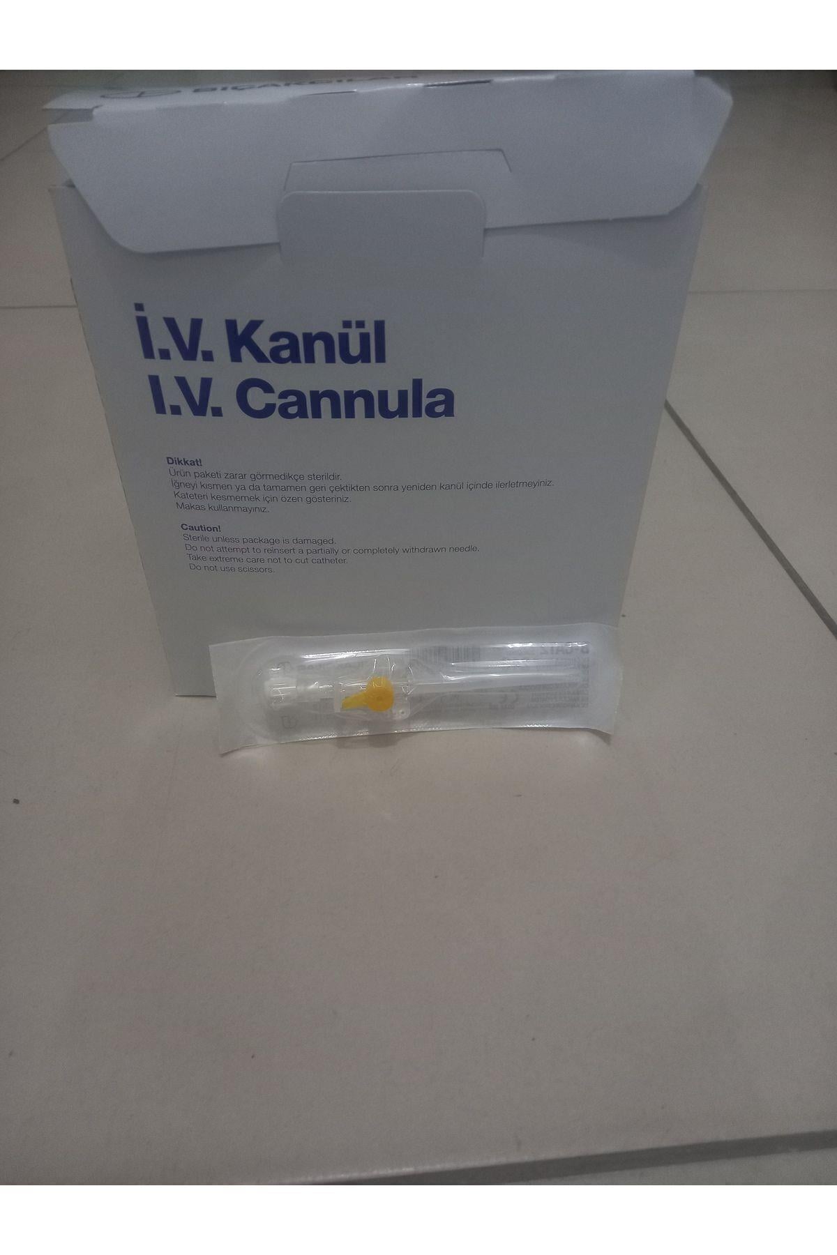 Bıçaklar Branul.i.v,i Intraket Sarı 24g 80 Li Paket