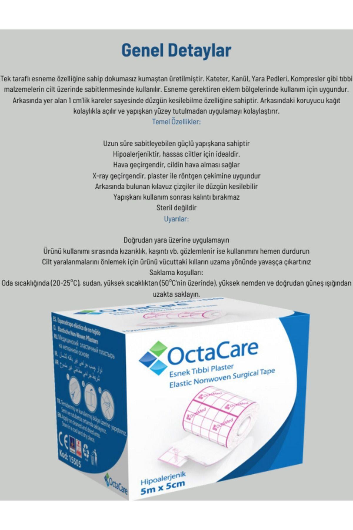 Octafix Flaster 10cm X 10m (6 Paket)