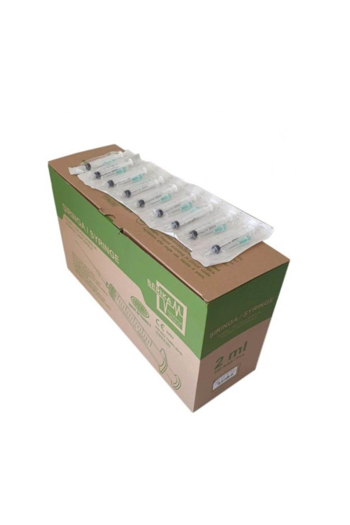 Tek Kullanımlık 2 ml Steril Enjektör 21g X 16mm - 350 Adet Paket