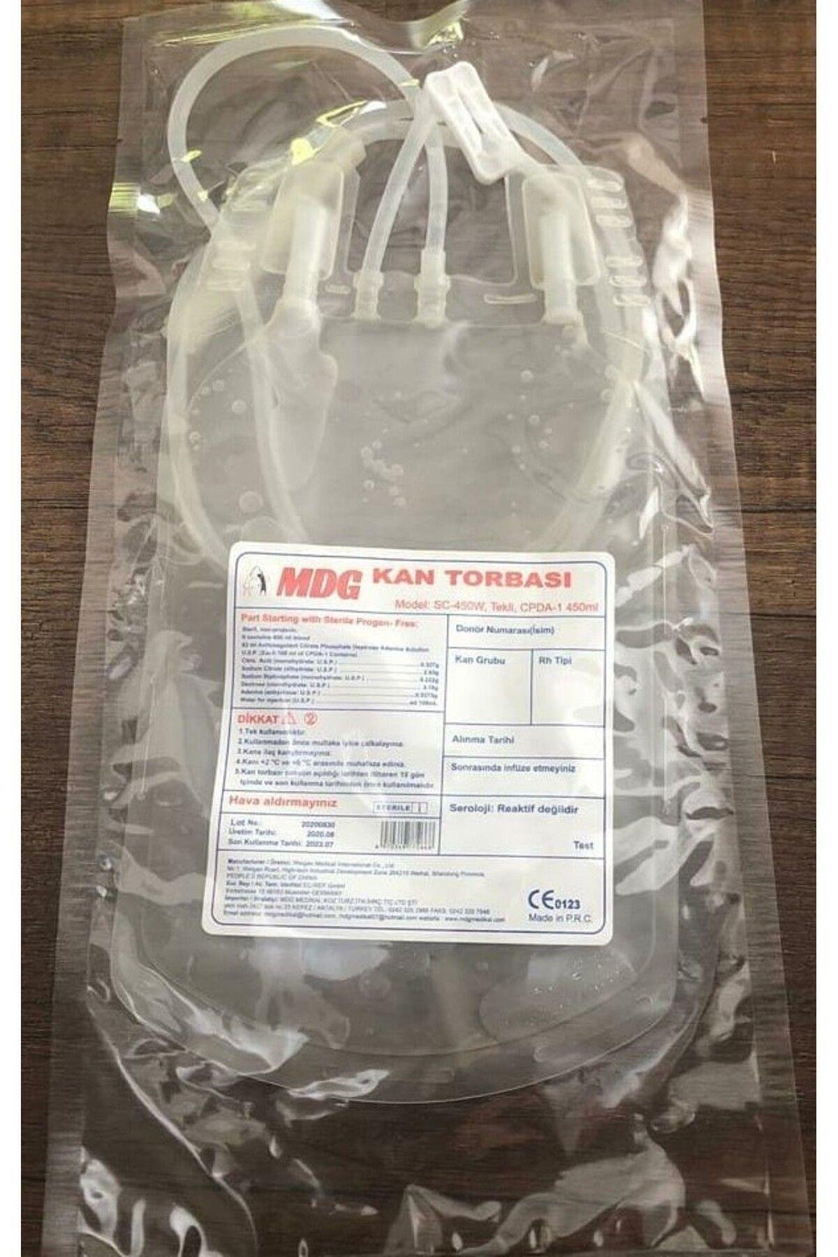 Tekli Kan Torbası 5 Adet 450 ml