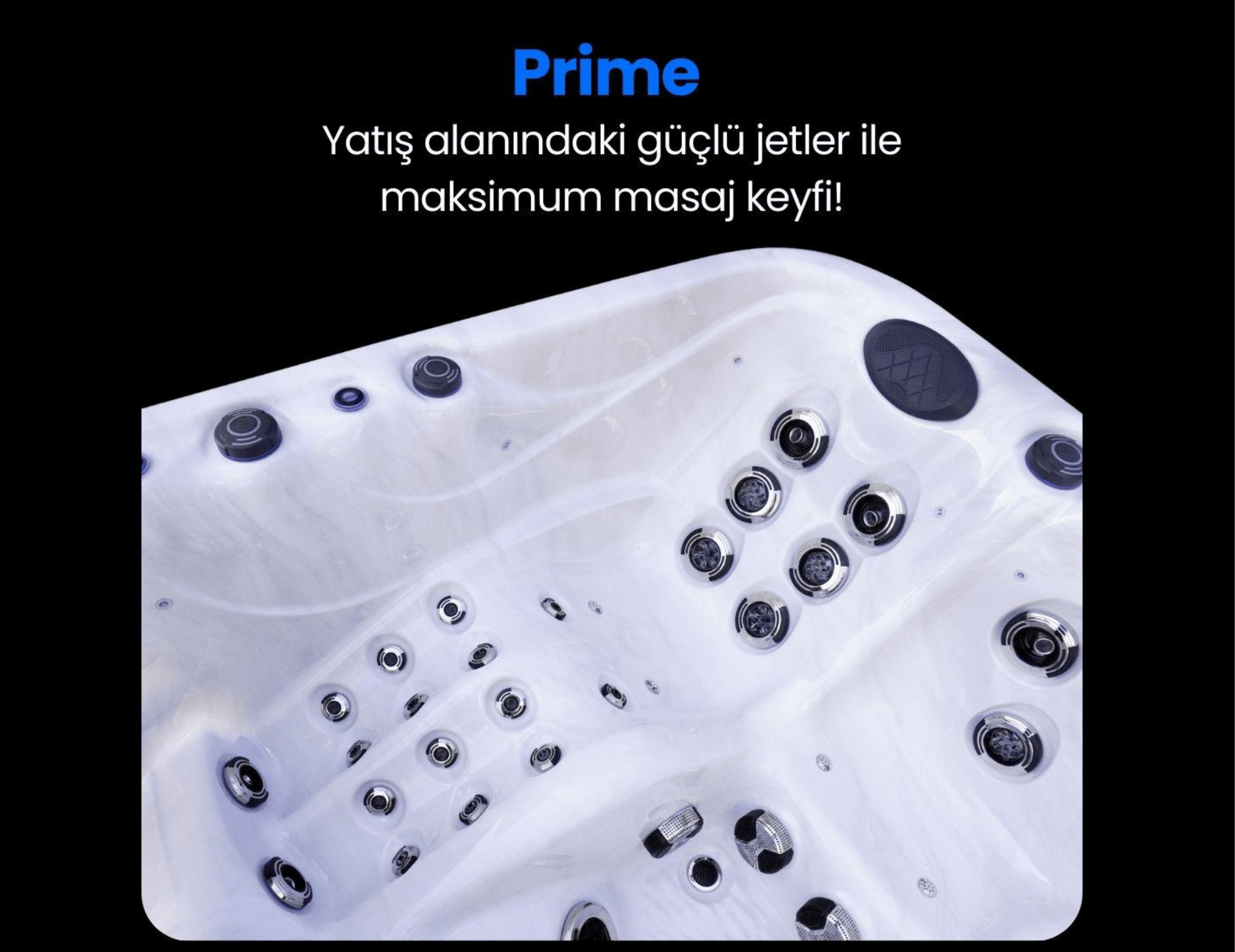 230 x 230 x 95 CM ISITMALI SPA JAKUZİ