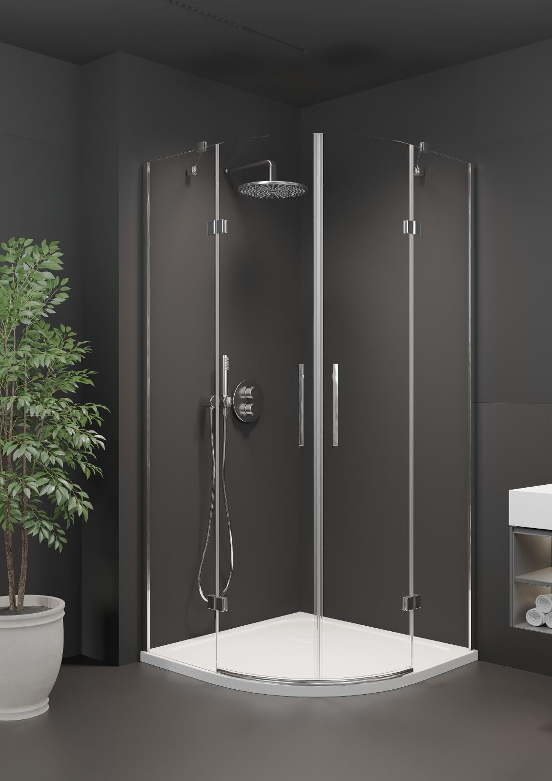 ELİTE OVAL MENTEŞELİ KABİN
