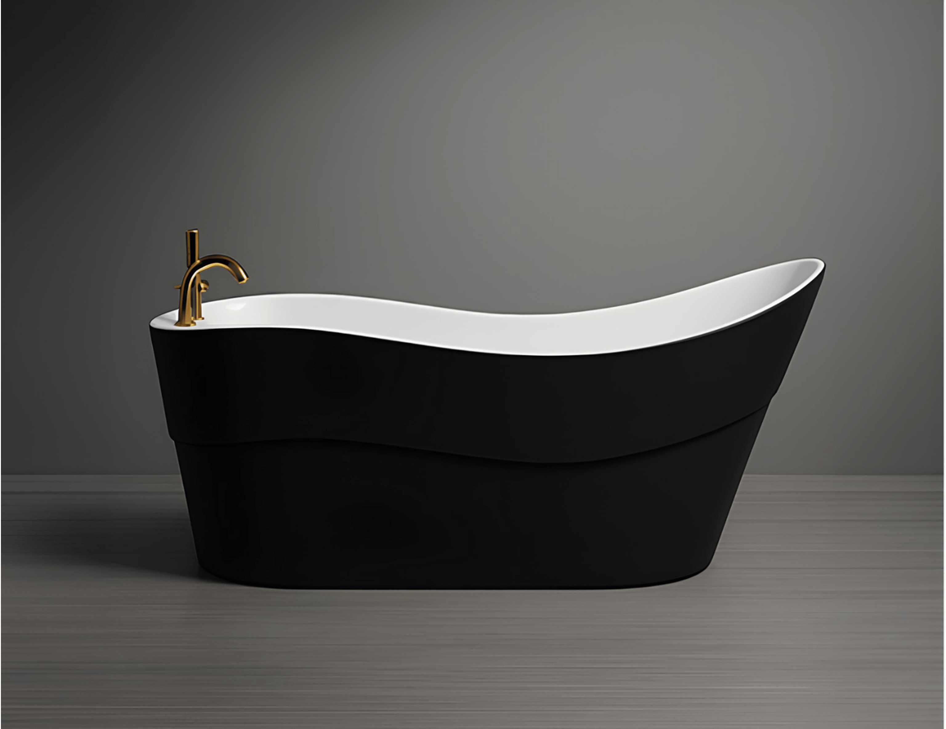 MARVELLA SİYAH BAĞIMSIZ KÜVET 170 x 80 x 72 CM