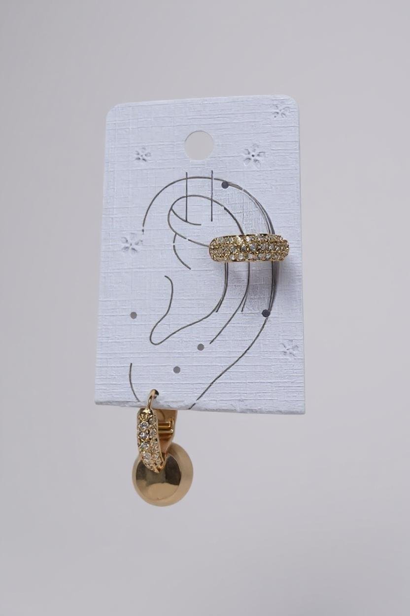 PAVE TAŞLI EARCUFF