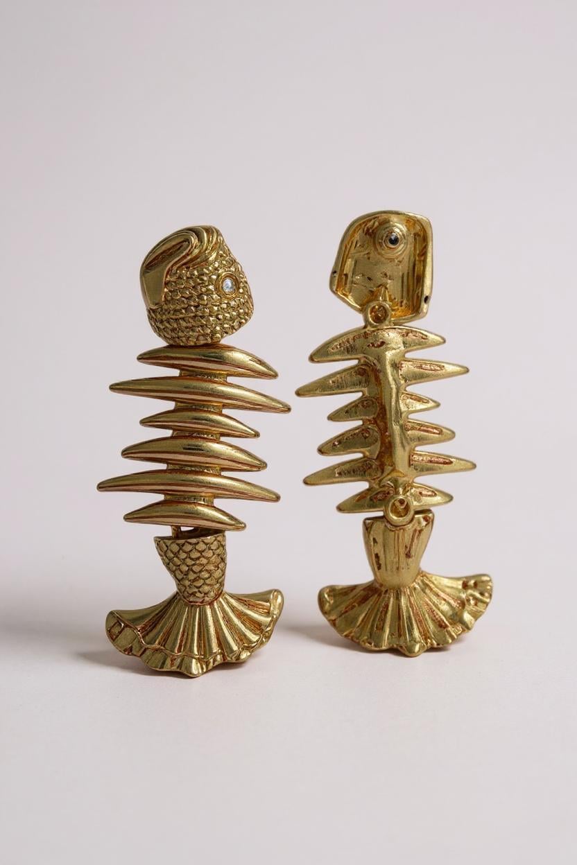 TAŞLI FİSHBONE KÜPE