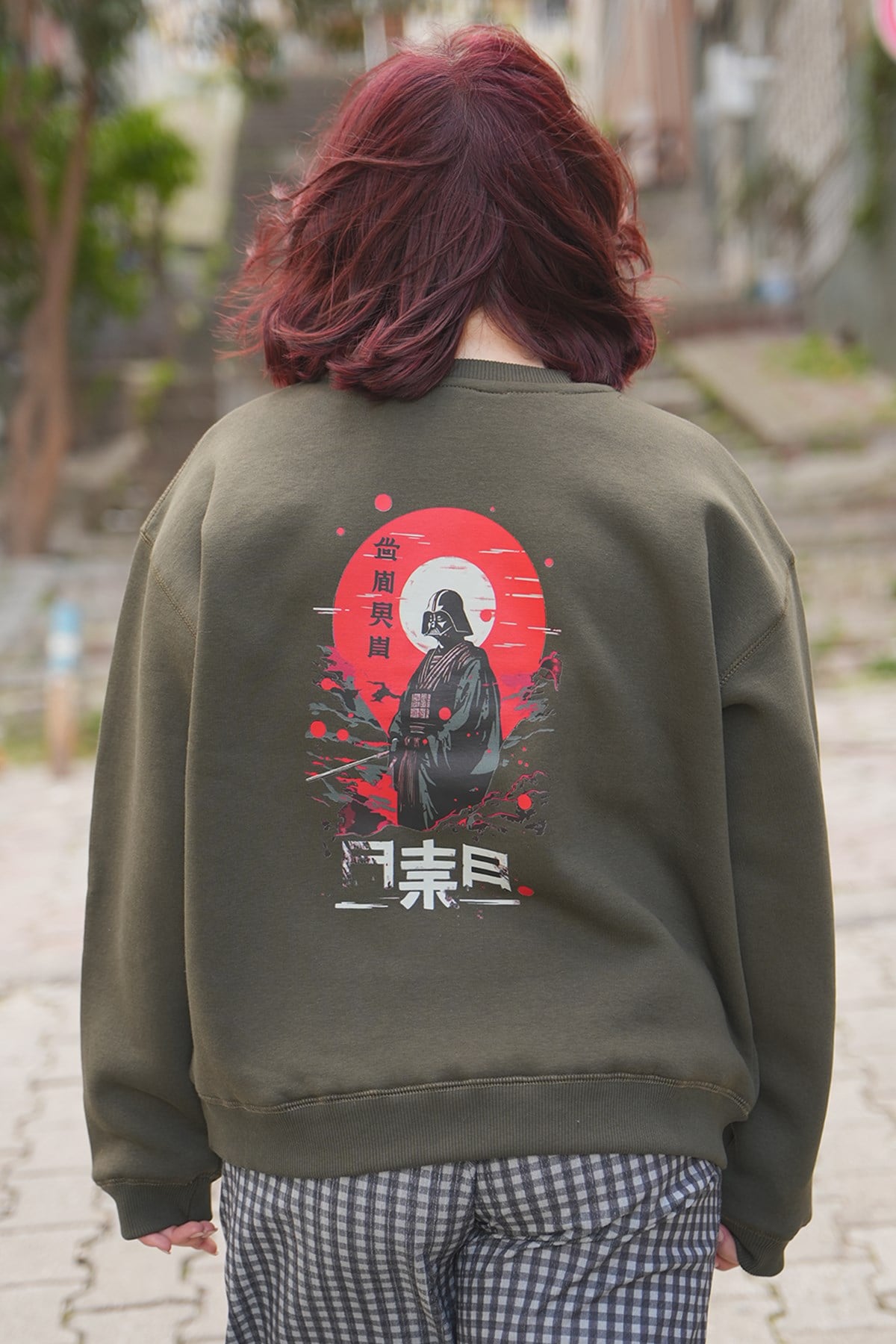 Darth Vader Oversize Kadın Sweat