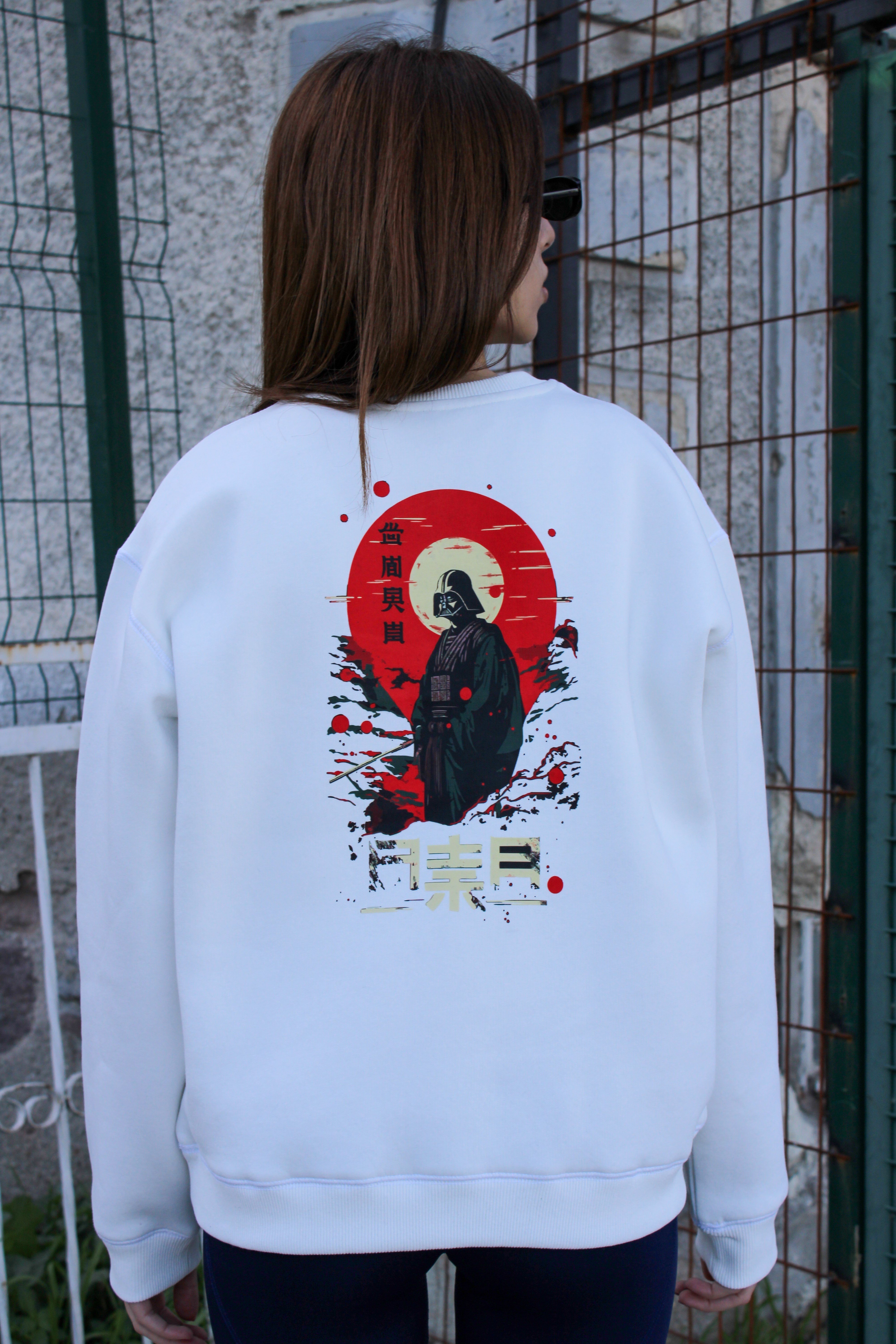 Darth Vader Oversize Kadın Sweat