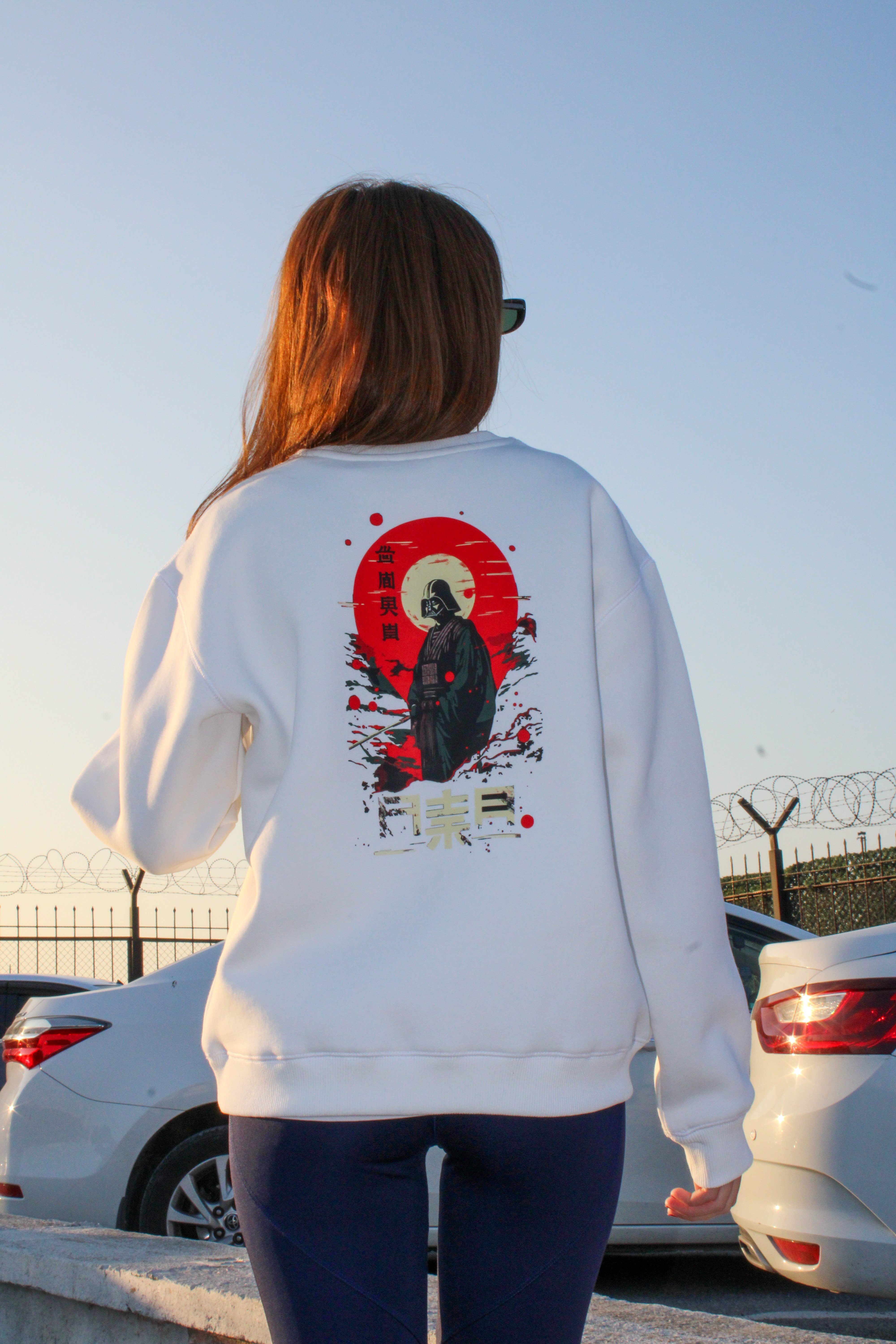 Darth Vader Oversize Kadın Sweat