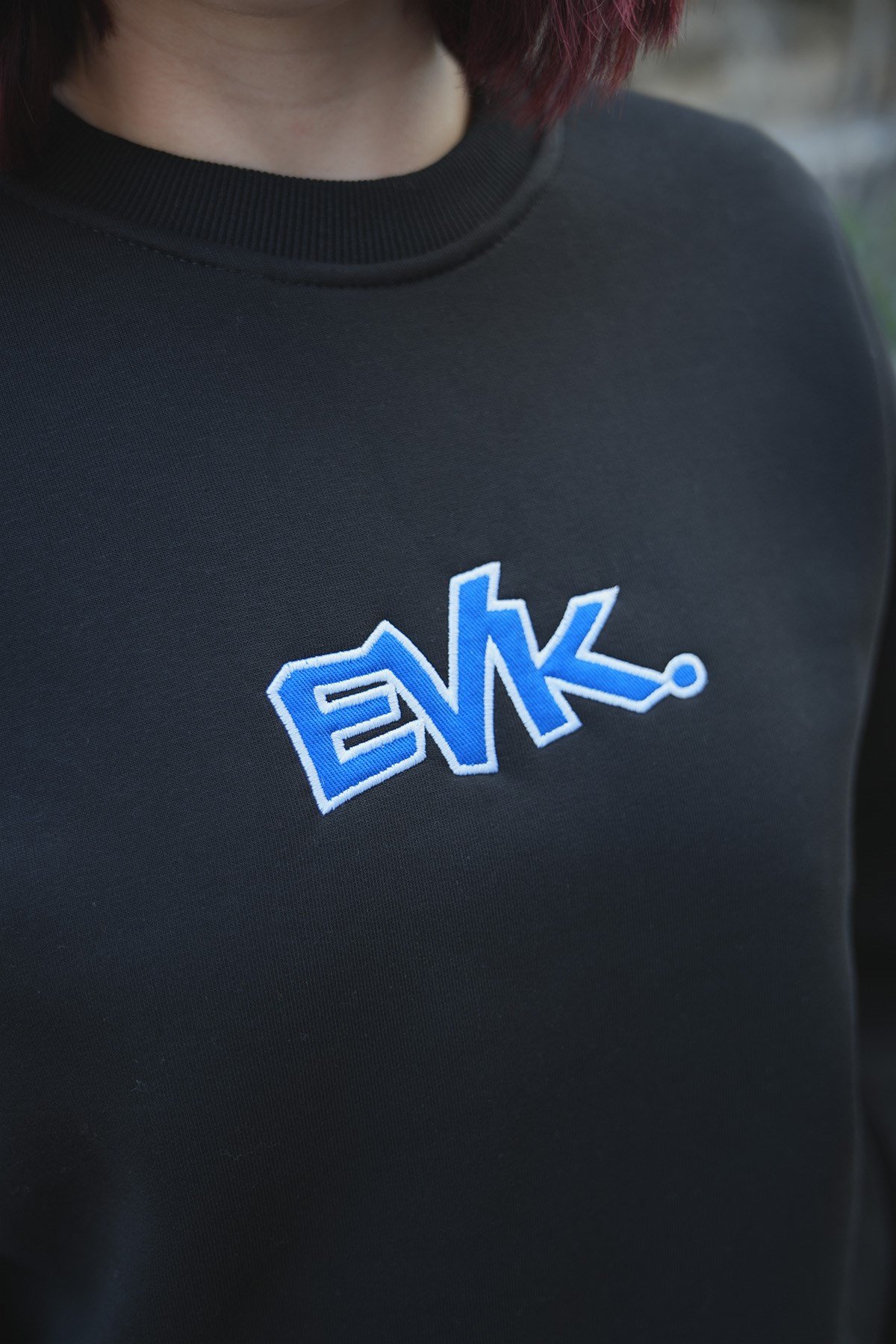 Grafiti Nakış Oversize Kadın Sweat