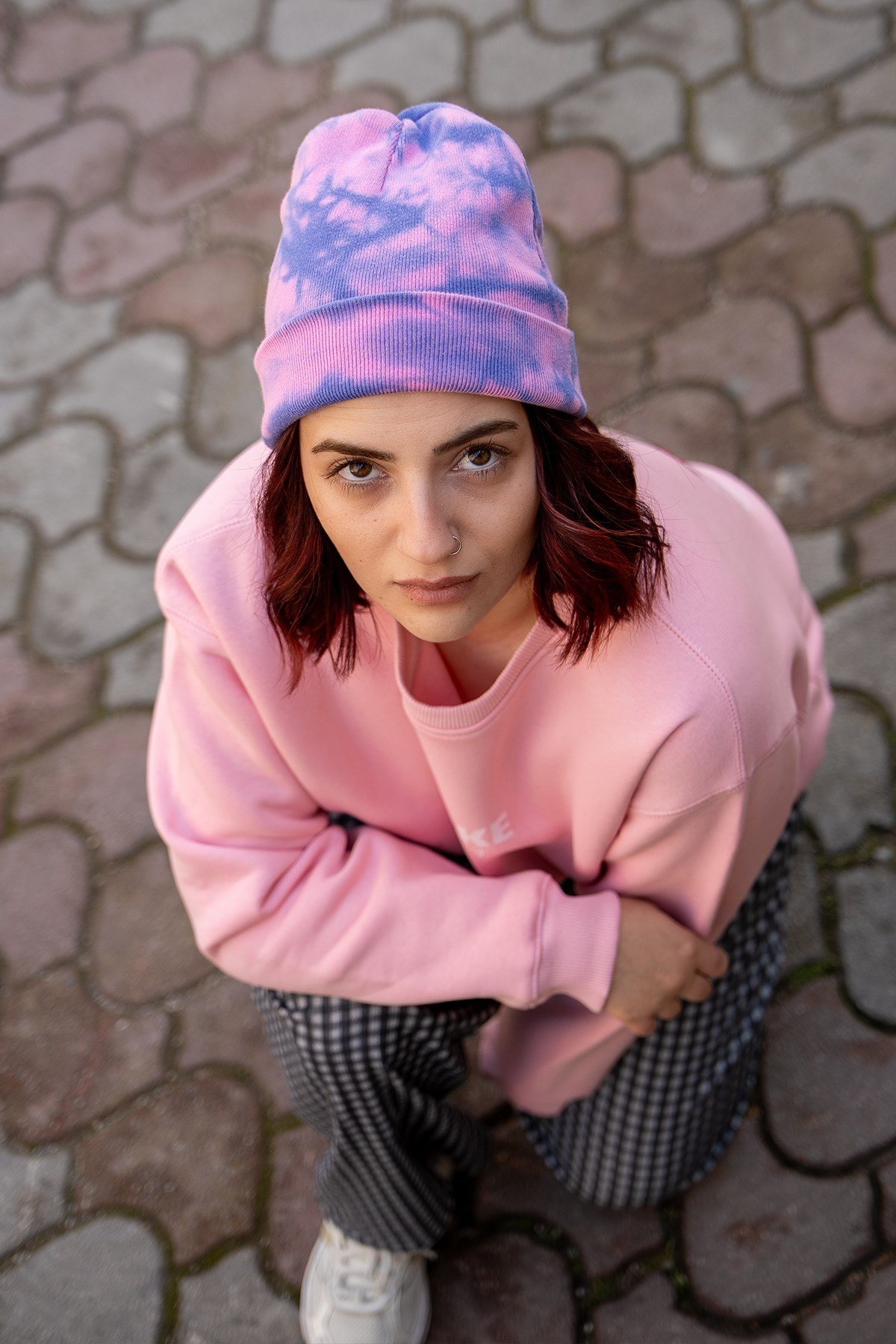 Japon Melek Oversize Kadın Sweat
