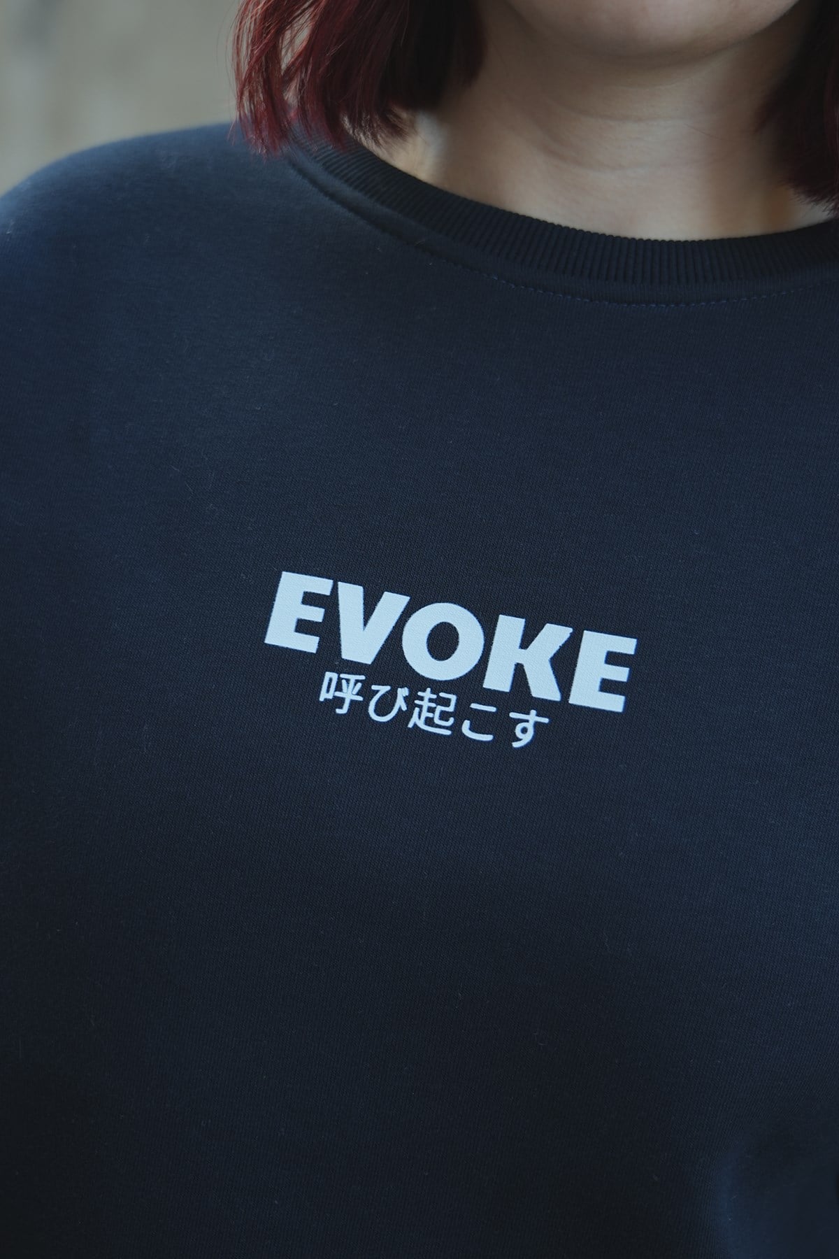 Japon Melek Oversize Kadın Sweat