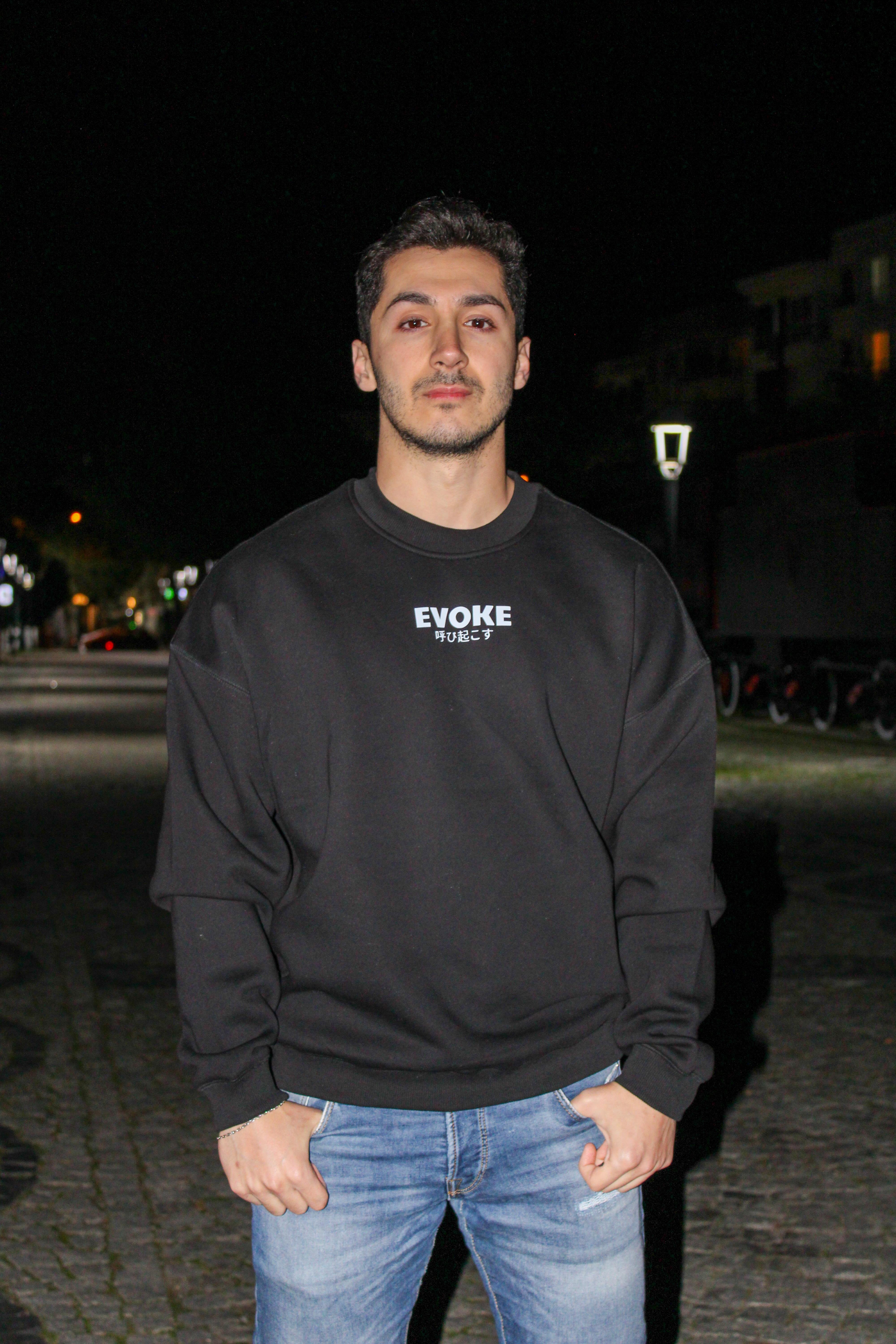 Kedi Oversize Erkek Sweat