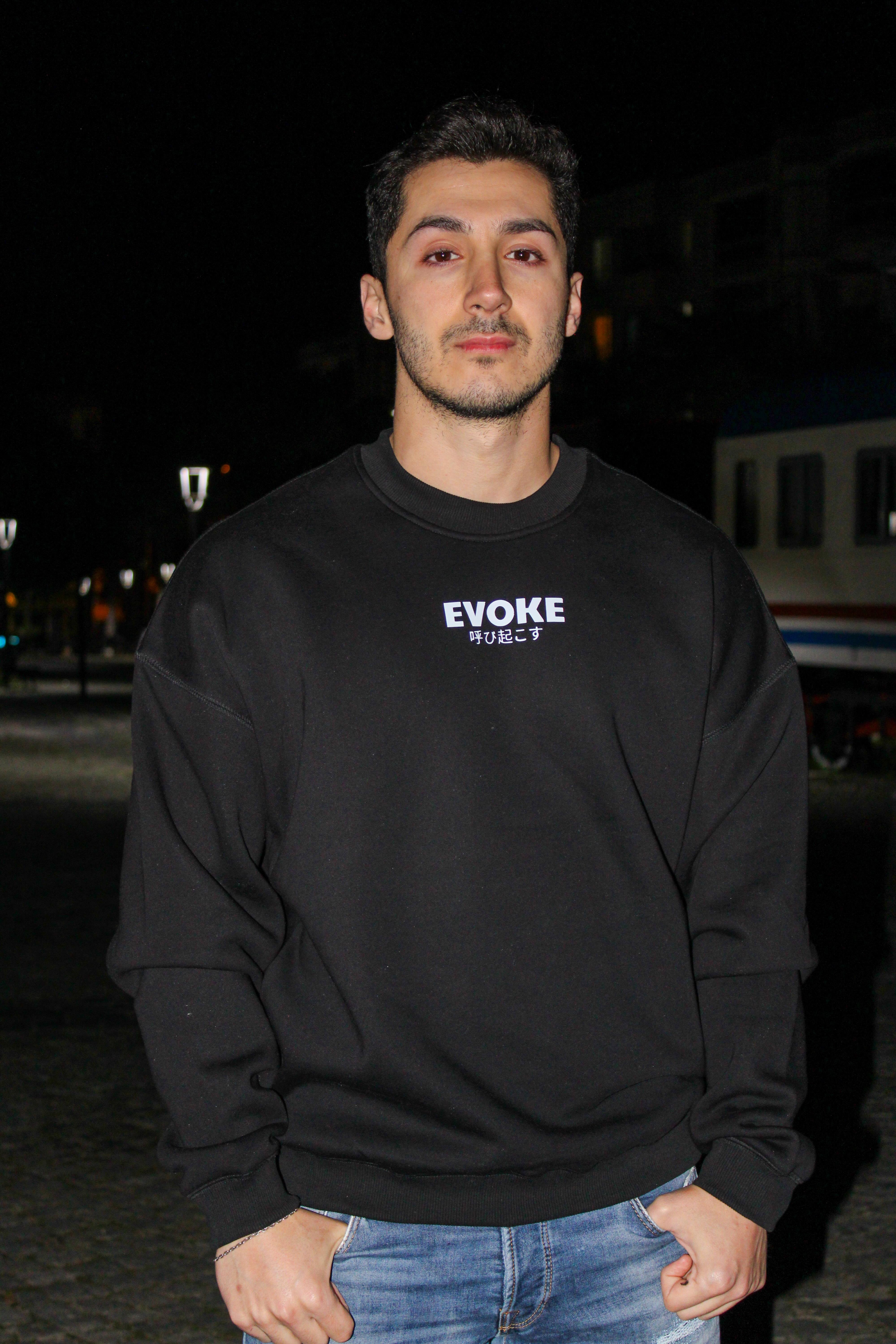 Kedi Oversize Erkek Sweat
