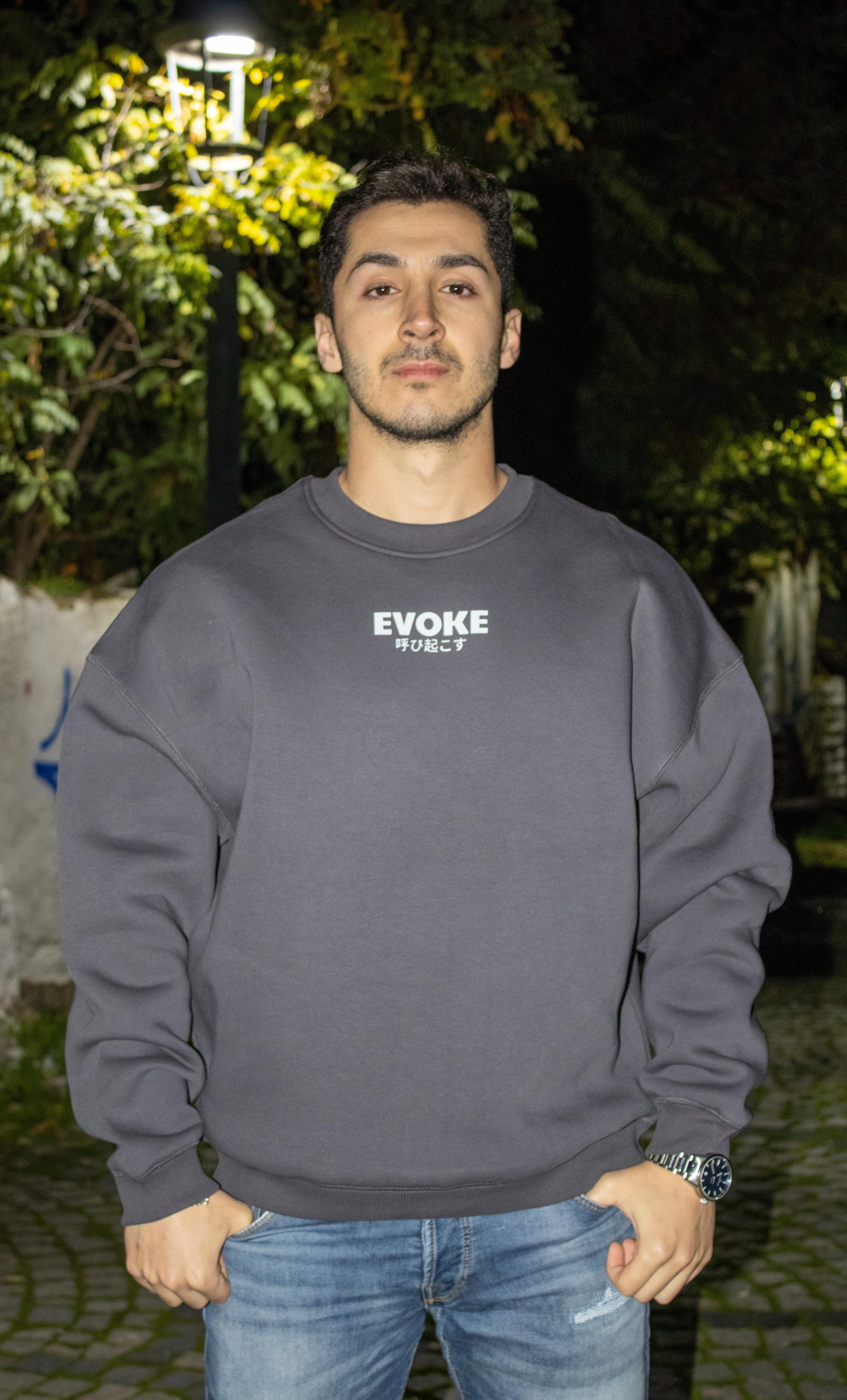 Kedi Oversize Erkek Sweat