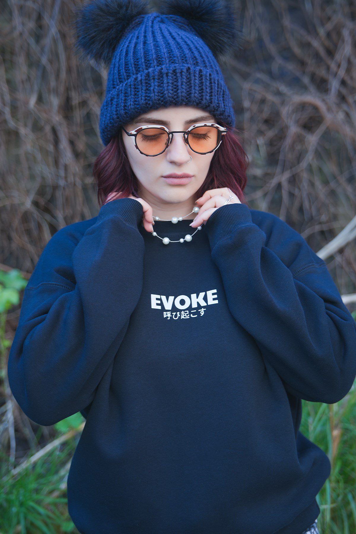 Kedi Oversize Kadın Sweat