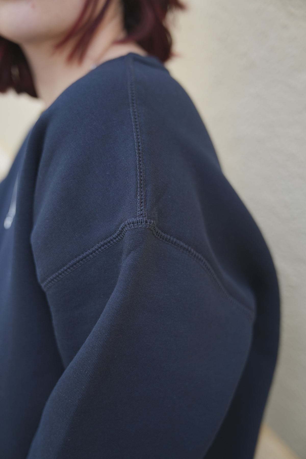 Oversize Kadın Sweatshirt Lacivert