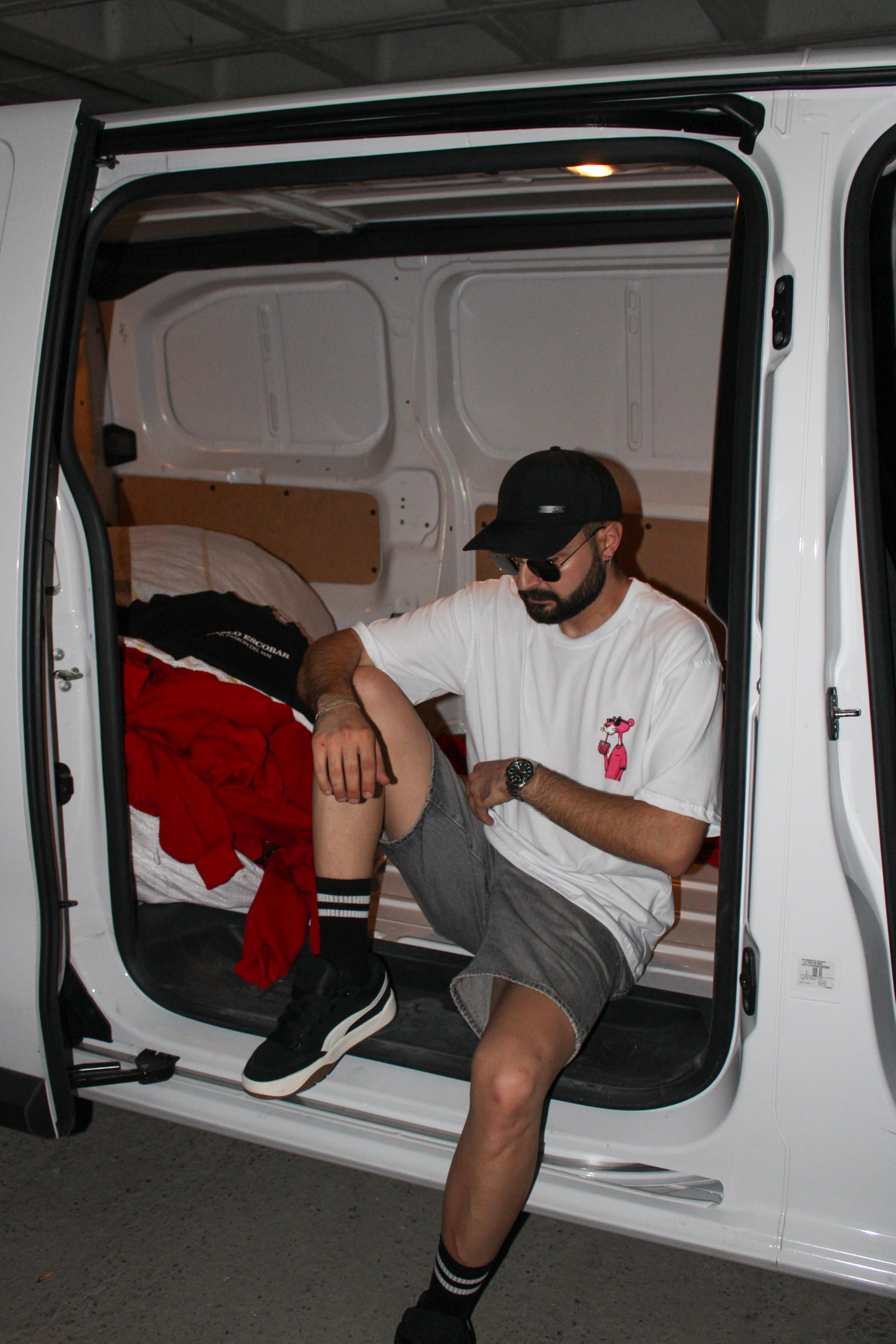 Pembe Panter Oversize Erkek T-shirt