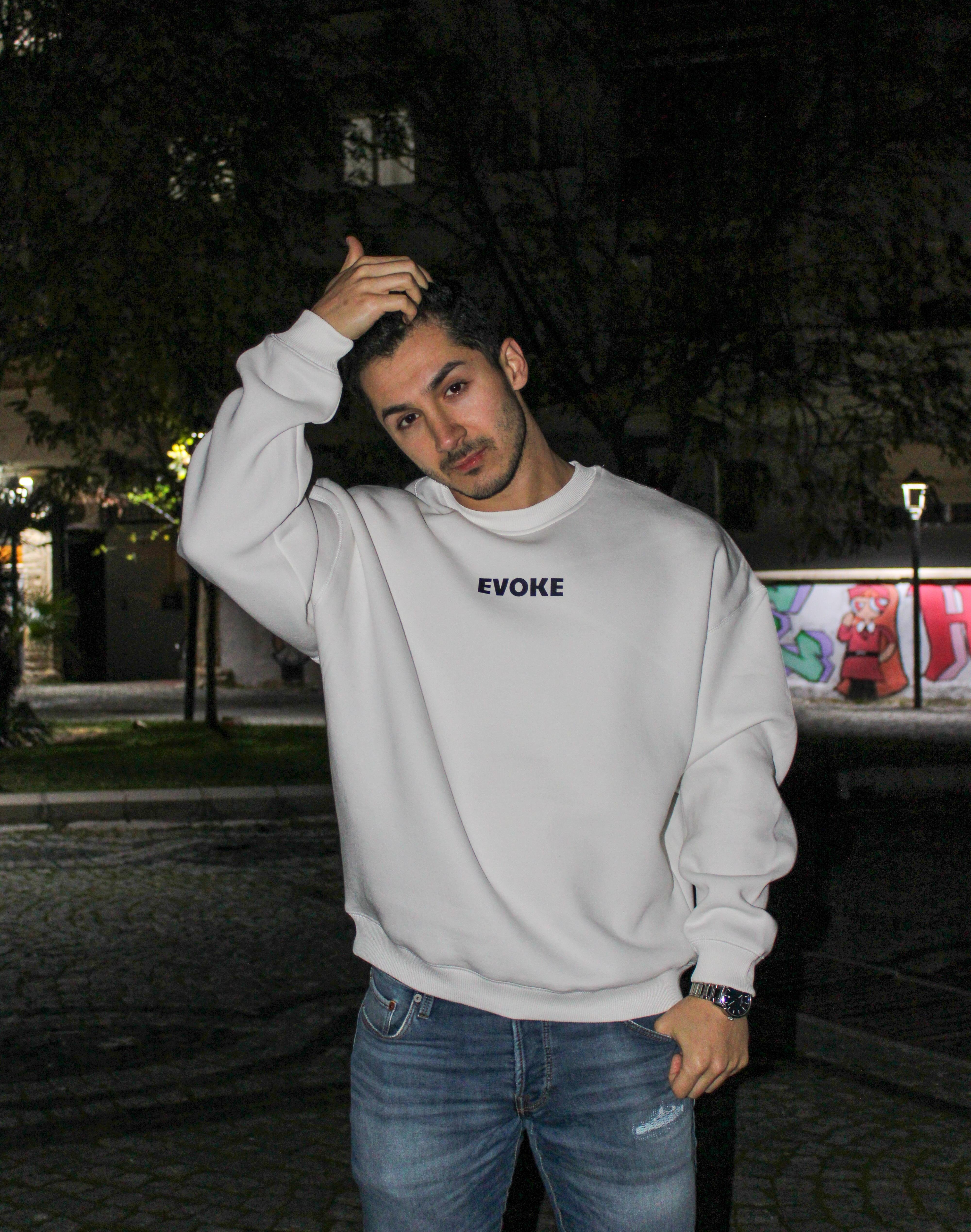 Techno Oversize Erkek Sweat