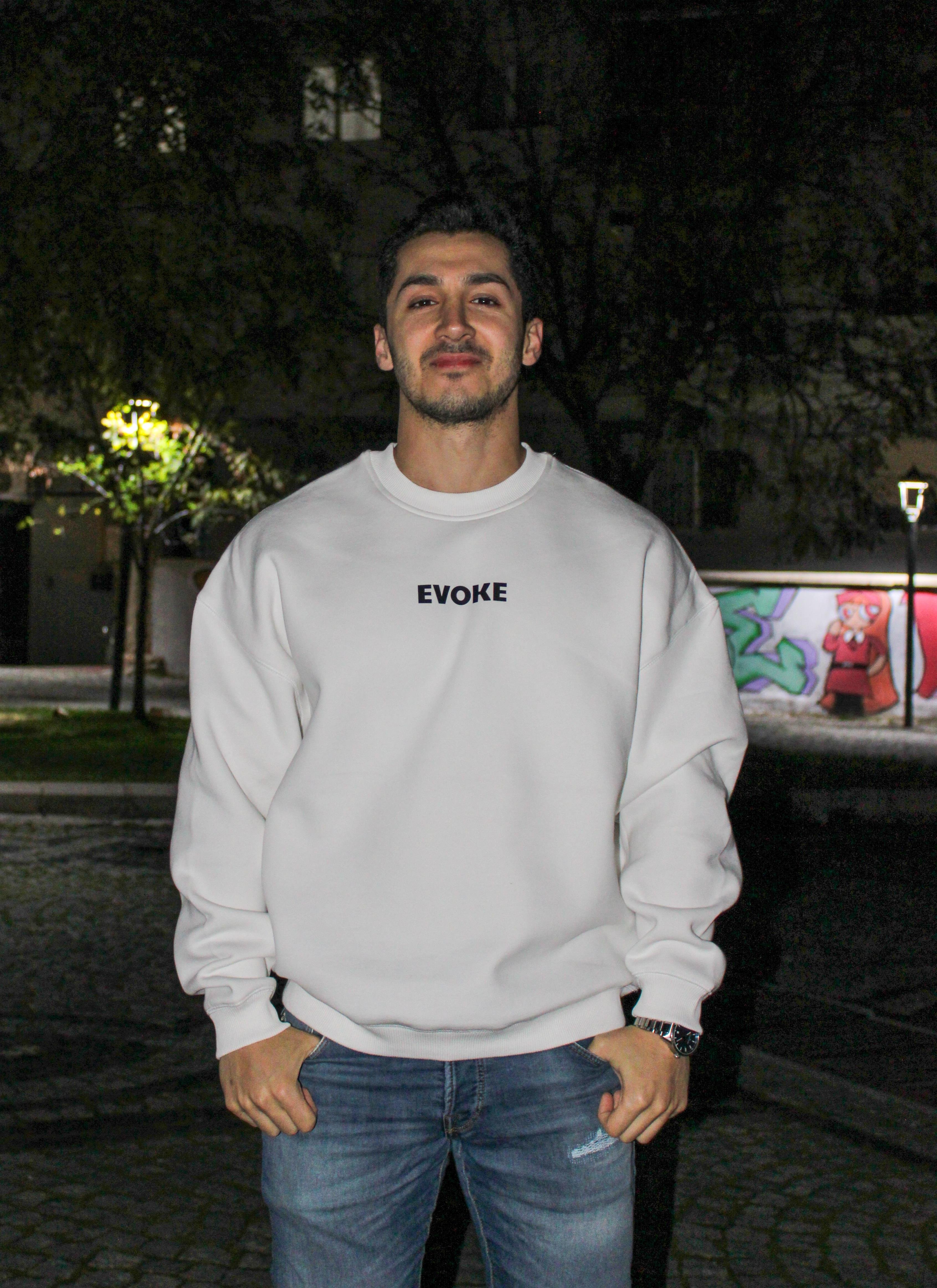 Techno Oversize Erkek Sweat