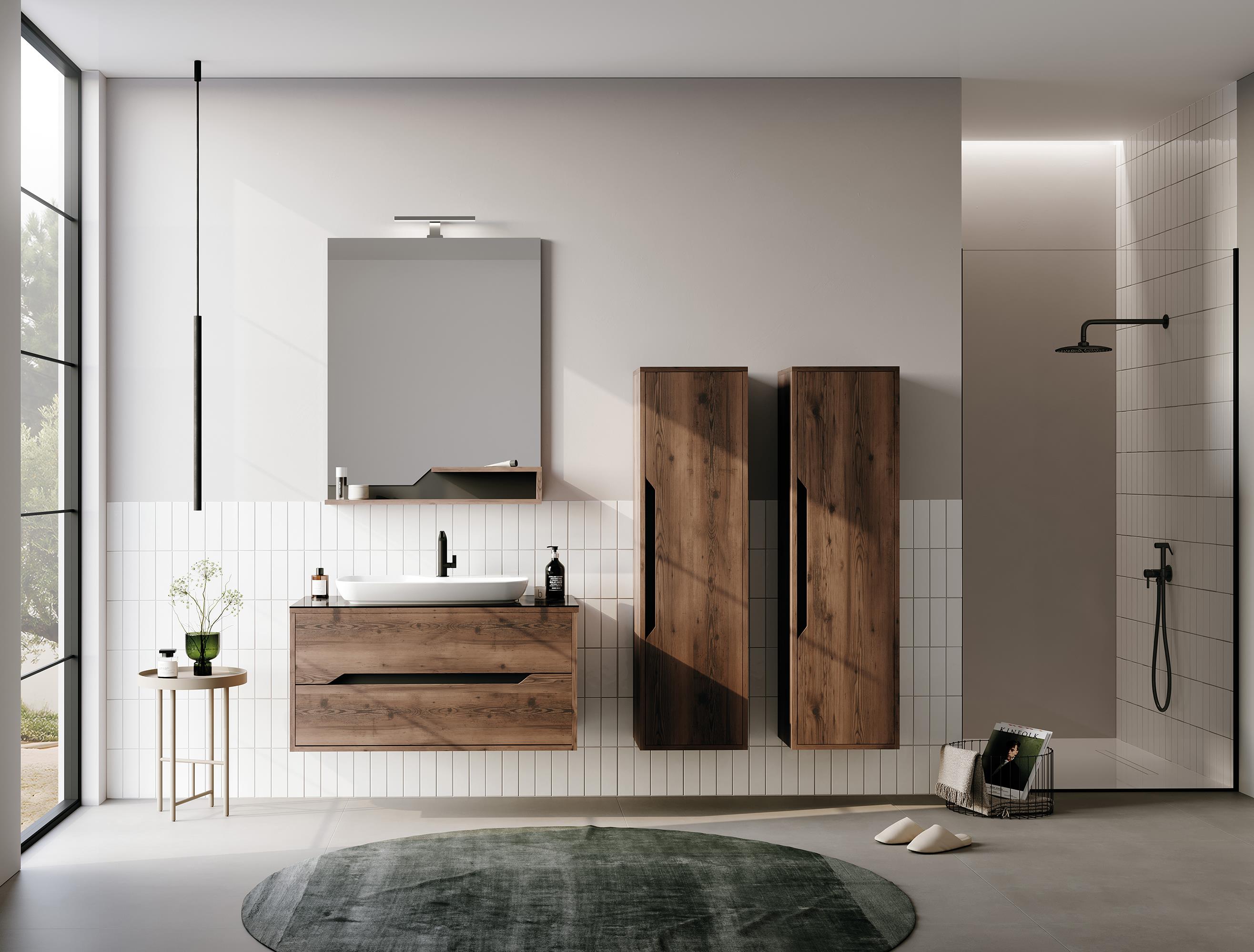 Galia 100 cm Banyo Dolabı Takımı