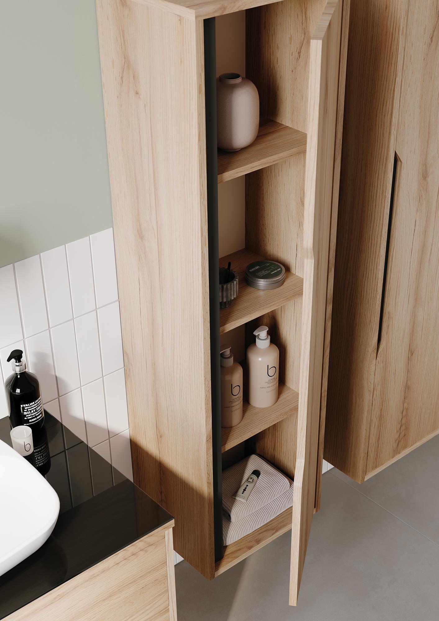 Galia 100 cm Banyo Dolabı Takımı