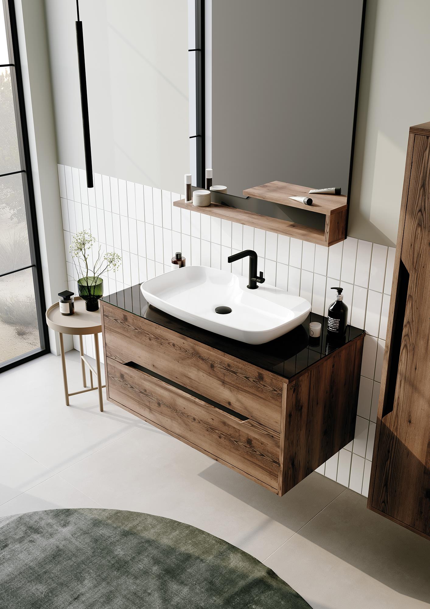 Galia 100 cm Banyo Dolabı Takımı