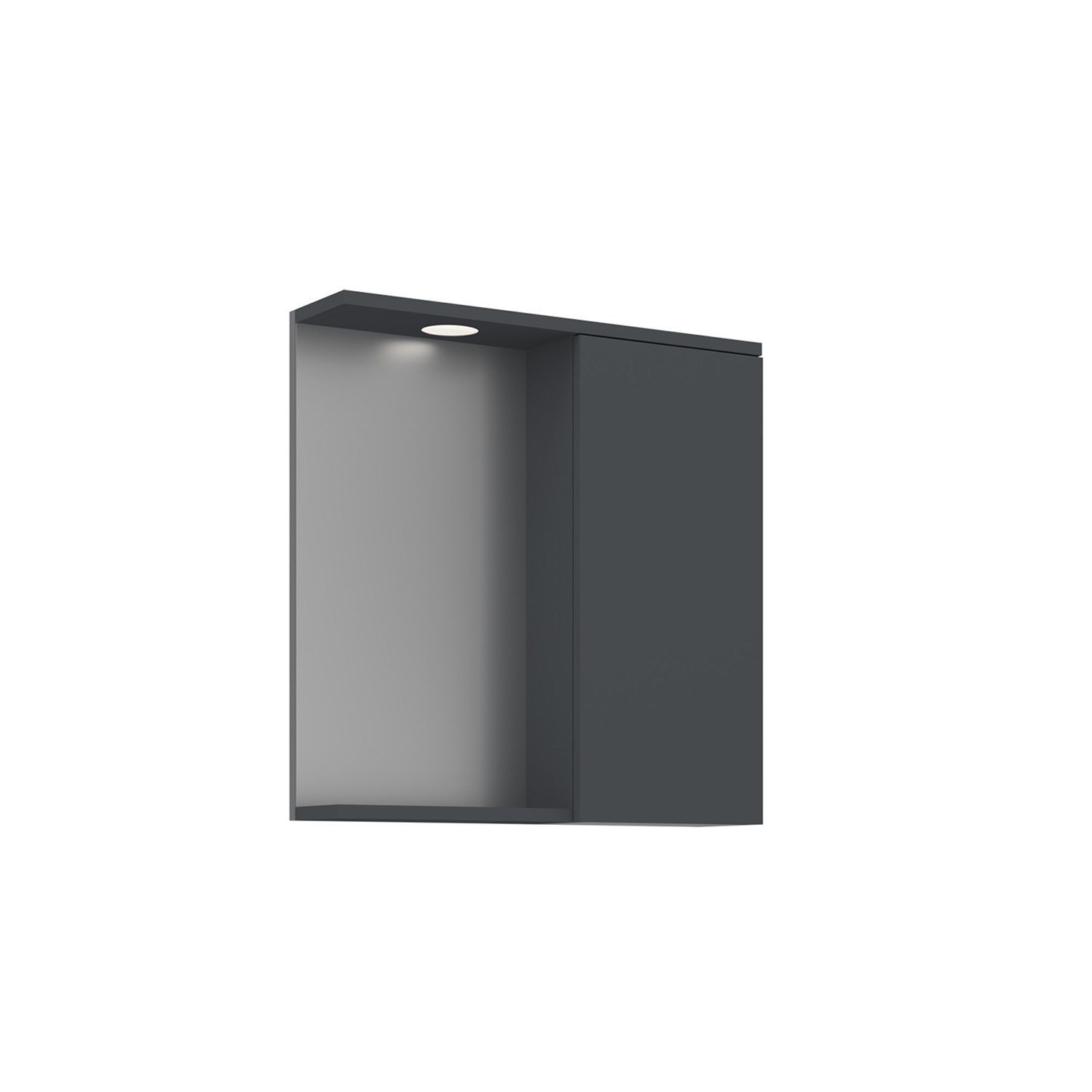 Purus 63 cm Banyo Üst Ayna Dolabı (Spot Aynalı)