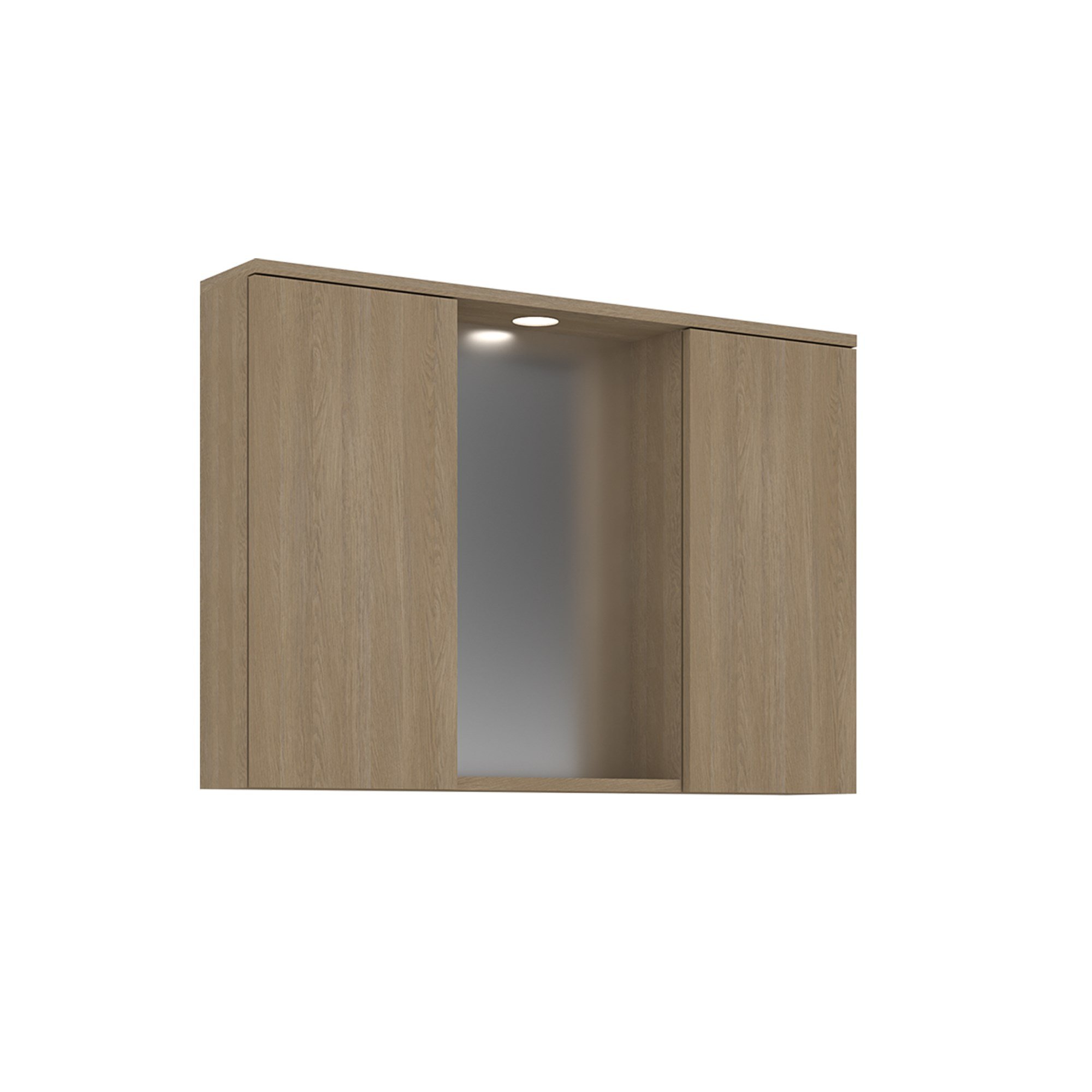 Purus 96 cm Banyo Üst Ayna Dolabı (Spot Aynalı)