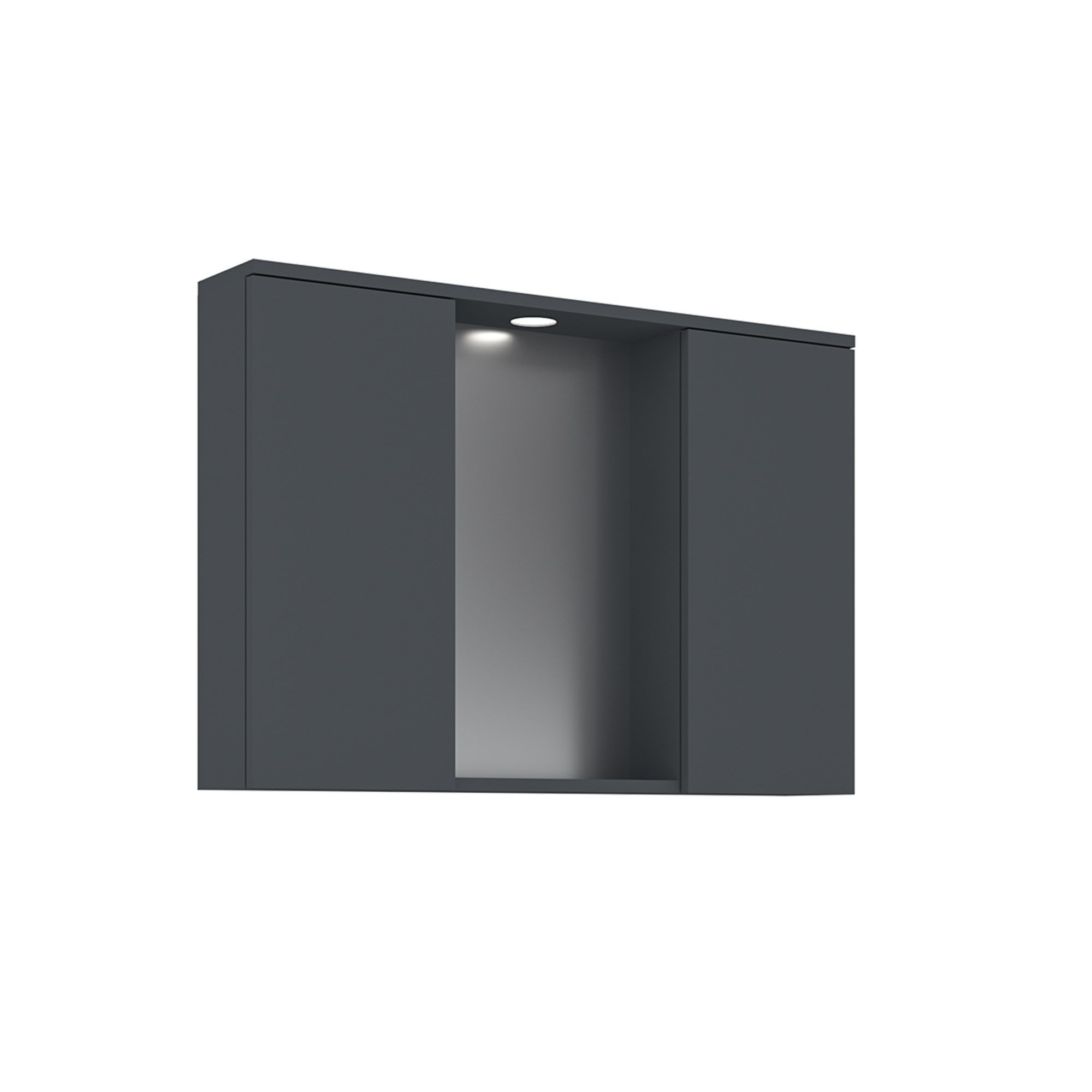 Purus 96 cm Banyo Üst Ayna Dolabı (Spot Aynalı)