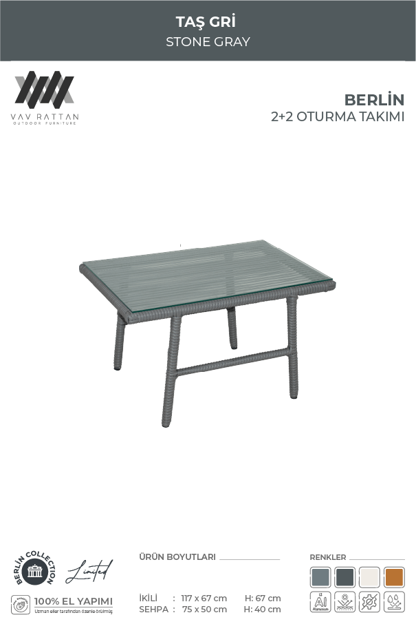 Berlin 2+2 Oturma Takımı
