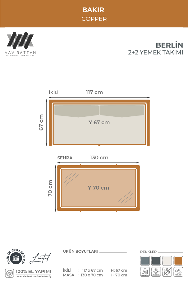 Berlin 4 Kişilik Yemek Takımı
