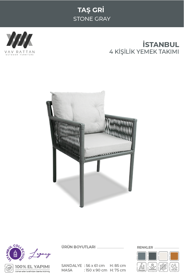 İstanbul 4 Kişilik Yemek Takımı