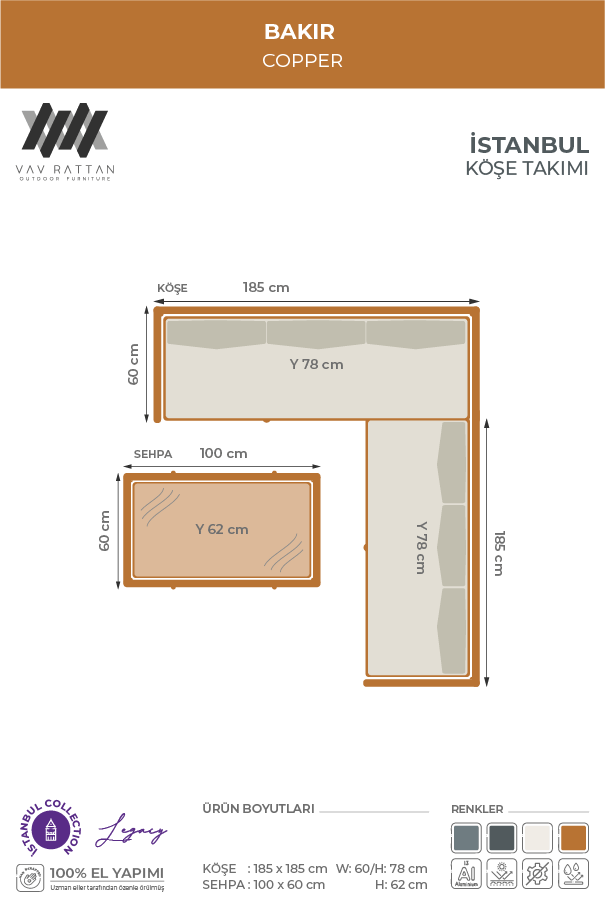 İstanbul Köşe Oturma Takımı