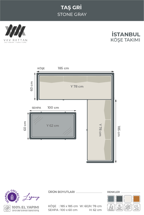 İstanbul Köşe Oturma Takımı