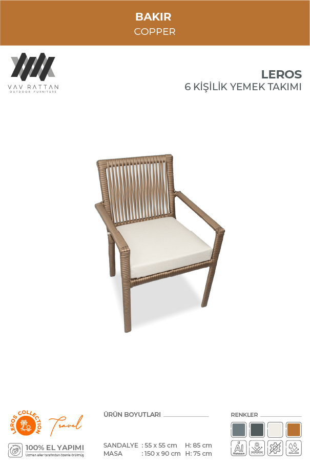 Leros 6 Kişilik Yemek Takımı