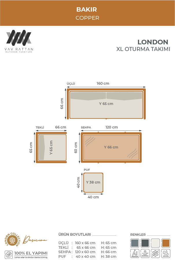 London XL Köşe Takımı