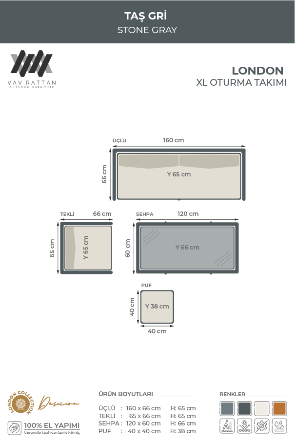 London XL Köşe Takımı