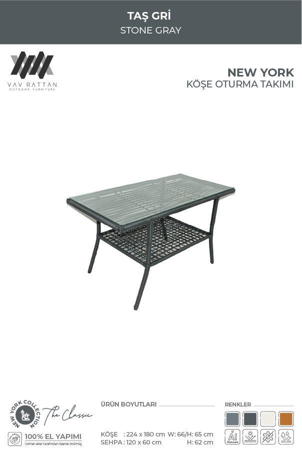 New York Köşe Oturma Takımı