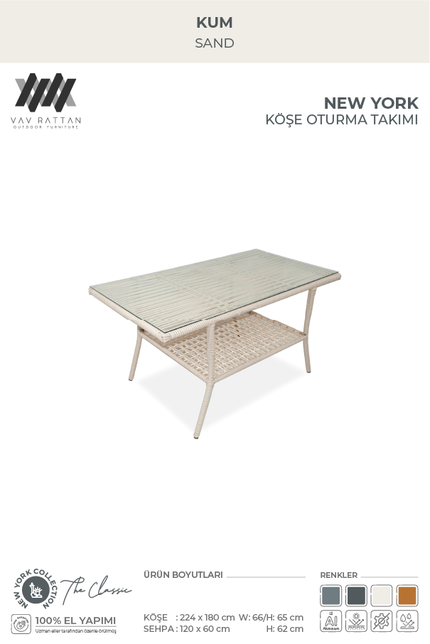 New York Köşe Oturma Takımı