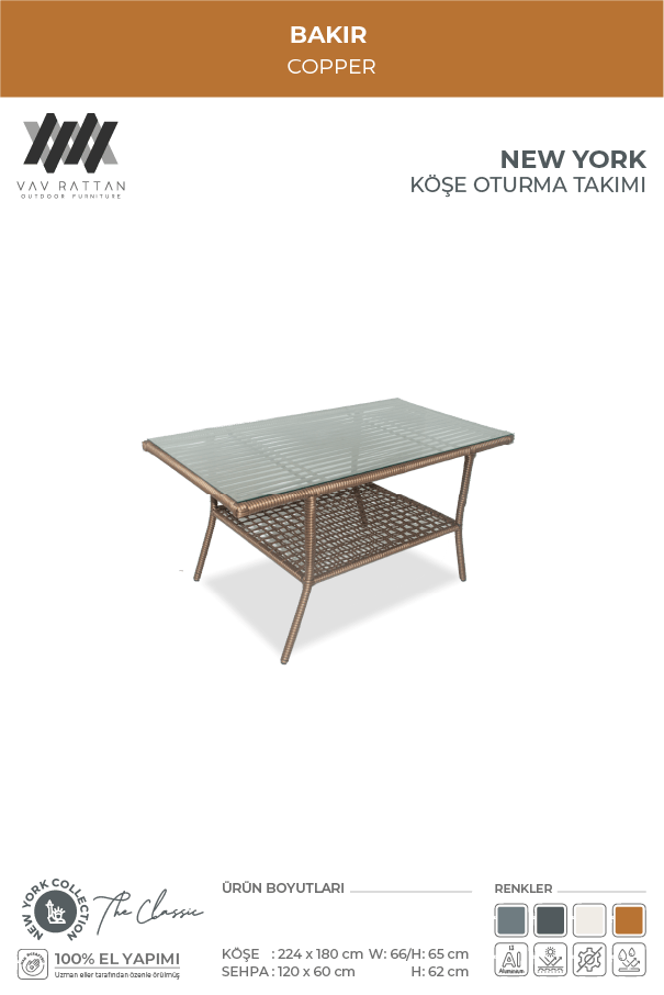New York Köşe Oturma Takımı