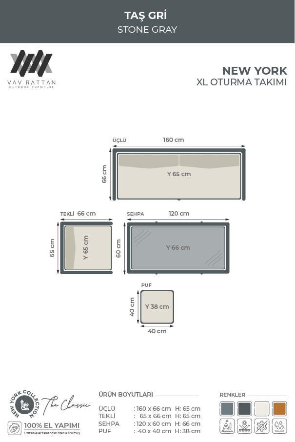 New York XL Oturma Takımı