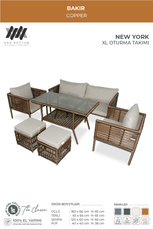 New York XL Oturma Takımı