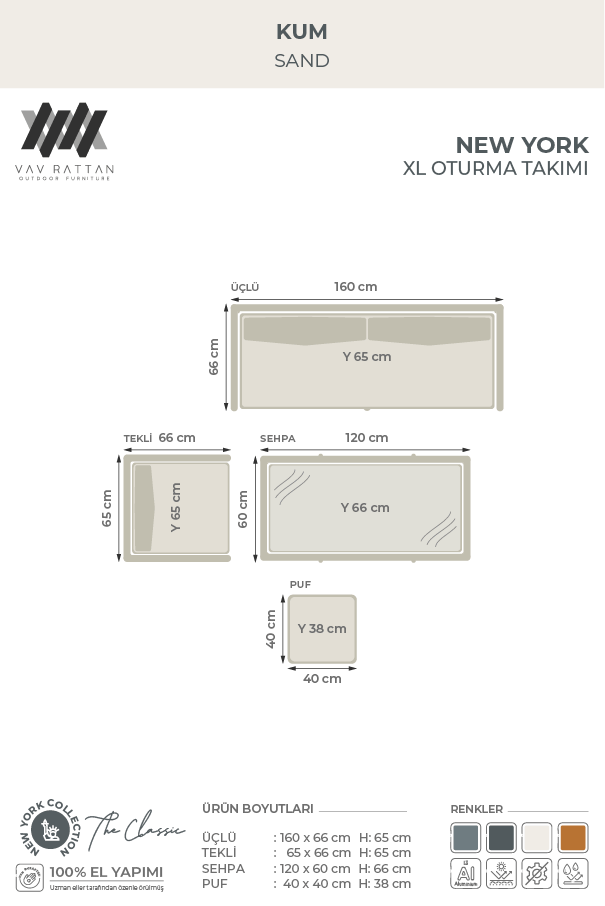 New York XL Oturma Takımı
