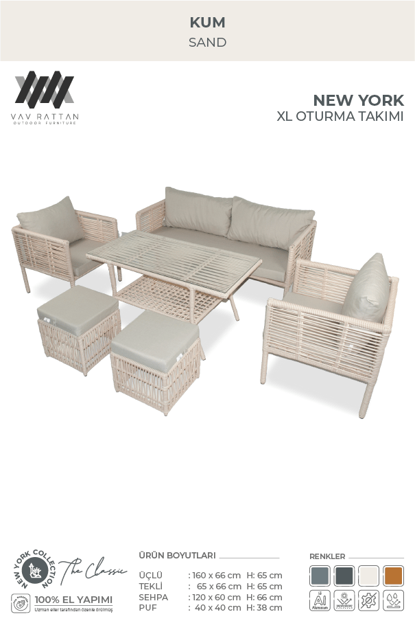 New York XL Oturma Takımı