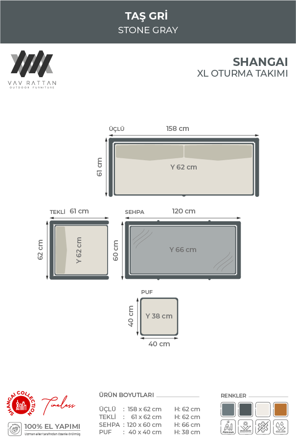 Shangai XL Oturma Takımı