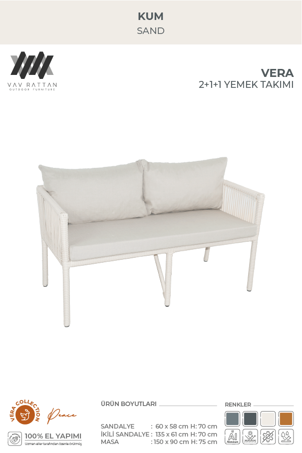Vera 4 Kişilik Yemek Takımı